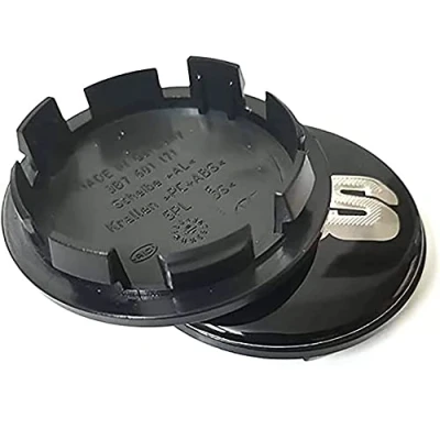 Afbeelding van Wieldoppen voor BBS 56 mm 60 65 68 accessoires zwart zilver A 4 stuks