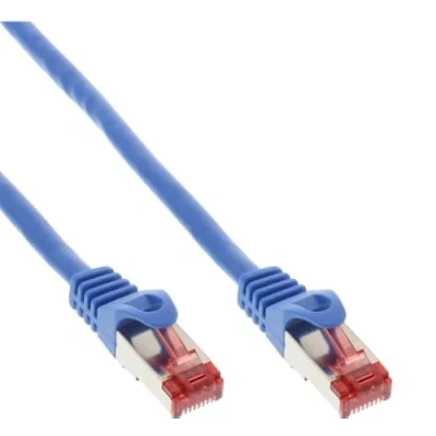 Afbeelding van InLine B 76402B netwerkkabel Blauw 2 m Cat6 S/FTP (S STP)