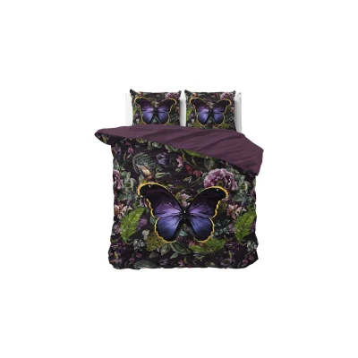 Afbeelding van Dekbedovertrek Lits Jumeaux 240x200 Dreamhouse Satijn Paars