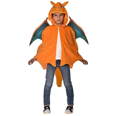 Afbeelding van AMSCAN Cape Charizard Pokemon voor kinderen 98/122 (3 7 jaar)