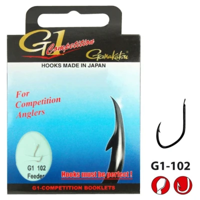 Afbeelding van Gamakatsu G1 102 Competition Haak Maat 14 (140315 14)