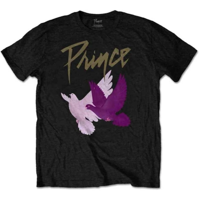 Afbeelding van Prince Doves Heren T shirt 2XL Zwart