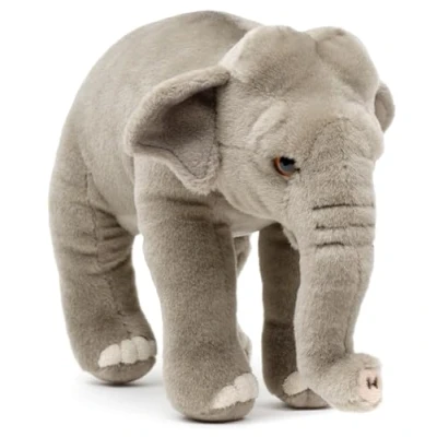 Afbeelding van Uni Toys Olifant staand 24 cm (lengte) pluche, knuffeldier