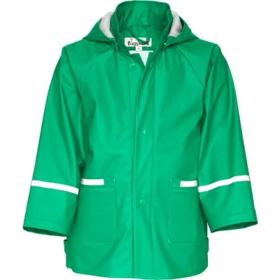 Image de Playshoes Regenjacke Basic Veste de pluie unisexe pour enfant, vert, 92
