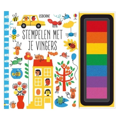 Afbeelding van Uitgeverij usborne knutselen met vingerafdrukken