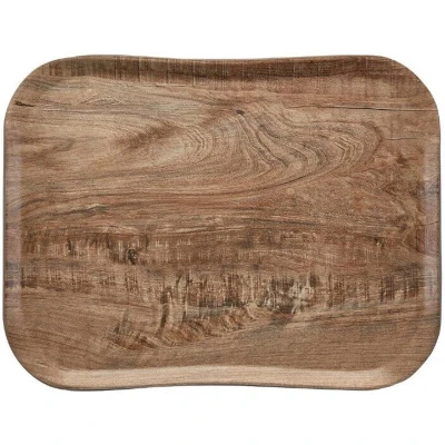 Afbeelding van Cambro Century Woodgrain dienblad licht olijfhout dessin 36x46cm