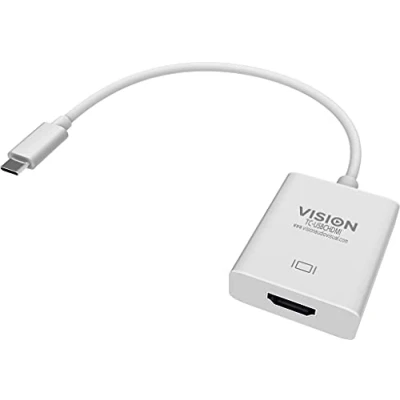 Afbeelding van Vision TC USBCHDMI HDMI USB C Wit kabeladapter/verloopstukje