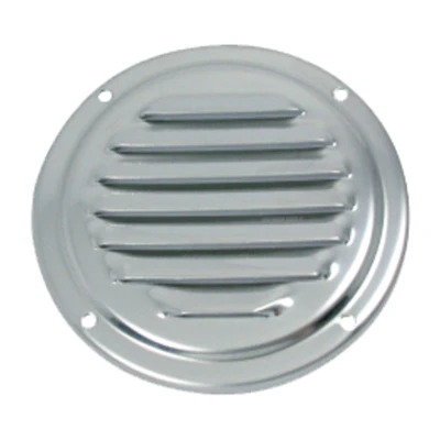 Afbeelding van Ventilatierooster rond RVS, 153 mm