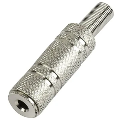 Afbeelding van 3,5mm Jack (v) connector metaal 2 polig / mono