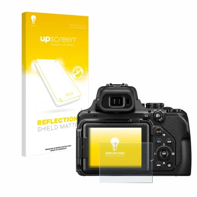 Afbeelding van upscreen Screenprotector voor Nikon Coolpix P1100 Folie Beschermfolie anti glare matte