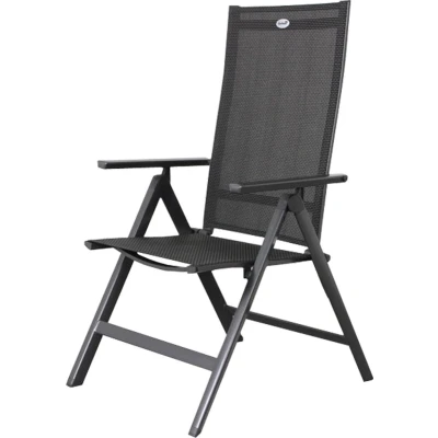 Afbeelding van Hartman Aruba Verstelbare Tuinstoel Xerix Aluminium Grijs Tuinstoelen