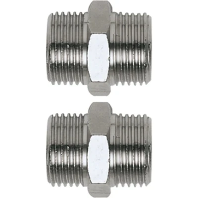 Afbeelding van CriKo koppelstuk voor compressor 1/4&quot; buitendraad x 2 stuks