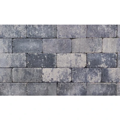 Afbeelding van Stonique trommel betonstraatsteen 6 cm grijs/zwart