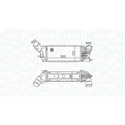 Afbeelding van MAGNETI MARELLI 351319205120 Intercooler CITROËN: C5 III Estate