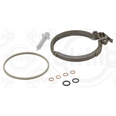 Afbeelding van ELRING 041.990 Turbocharger, montageset Met pakkingen Zonder pakking voor uitlaatkromming LAND ROVER: Range Rover Sport, Velar