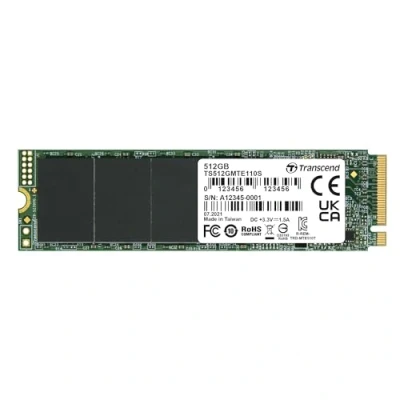 Afbeelding van Transcend 110S TS512GMTE110S NVMe/PCIe M.2 SSD 2280 harde schijf 512 GB NVMe PCIe 3.0 x4