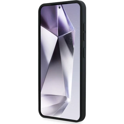 Afbeelding van Karl Lagerfeld Backcase hoesje geschikt voor Samsung Galaxy S25+ Effen Zwart Silicone