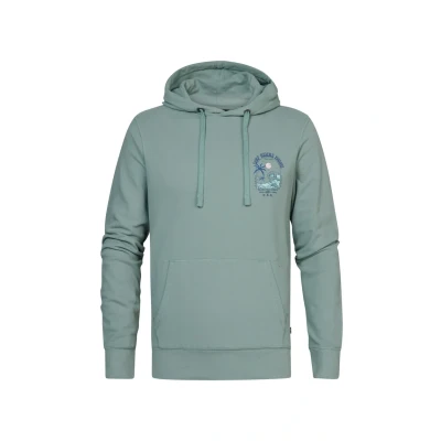 Afbeelding van Petrol Industries Herren Kleding Sweatshirts en Hoodies Capuchontruien Blauw 3XL