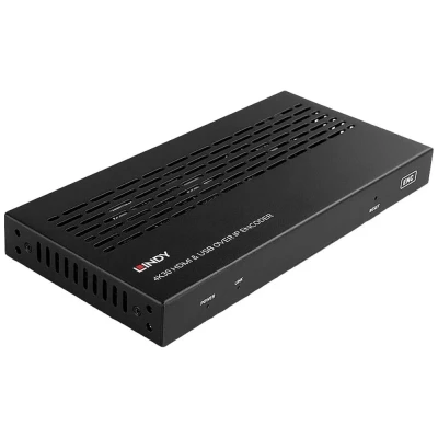 Afbeelding van LINDY 4K30 HDMI &amp; USB over IP extender Encoder HDMI, B, Audio Line in, IR (3.5 mm Jackplug) 100 m