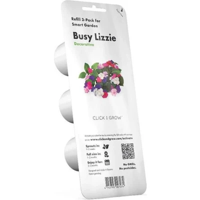 Afbeelding van Busy Lizzie Refill 3 Pack (voor Click and Grow Smart Garden toestellen)
