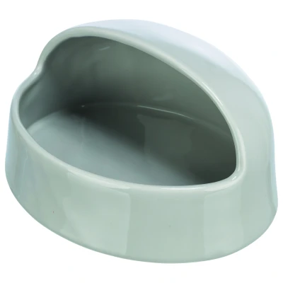 Afbeelding van Trixie Zandbad Keramiek Vachtverzorging 20x10x16 cm Grijs