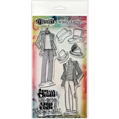 Afbeelding van Dylusions couture Clear stamps Man about town duo