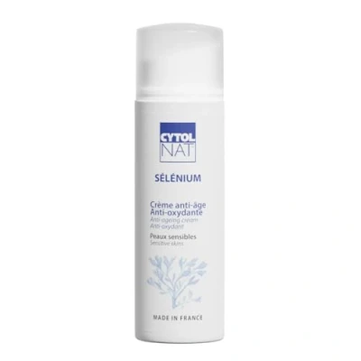 Afbeelding van Cytolnat Selenium Anti aging crème tegen oxidatie gevoelige huid voorkomt en vertraagt huidafzetting versterkt de immuunafweer van 50 ml