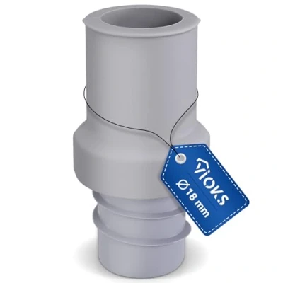 Afbeelding van VIOKS afvoerslang adapter/afvoerslang Ø 19 mm voor van wasmachine en waterslang, afvoeraansluiting afvoerslang, vaatwasser enz