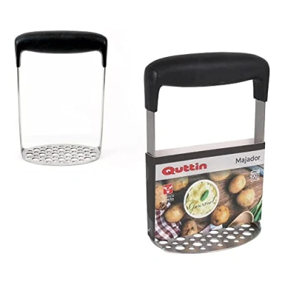 Afbeelding van Aardappelstamper Quttin Gourmet Roestvrij staal (11,5 x 18 cm)