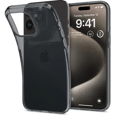 Afbeelding van Spigen Crystal Flex Hoesje Geschikt voor Apple iPhone 15 Pro Max Back Cover TPU Space