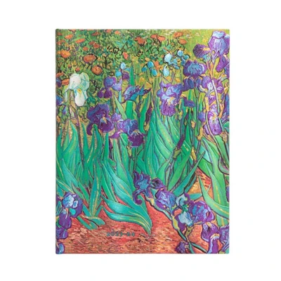 Afbeelding van Agenda 18mnd 23 24 Paperblanks Van Gogh s Irises Ultra 7dg vert