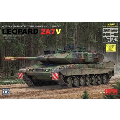 Afbeelding van 1:35 Rye Field Model 5109 Duitse Main Battle Tank Leopard 2A7V Plastic Modelbouwpakket
