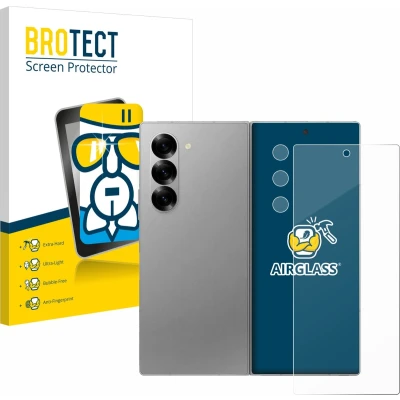 Afbeelding van BROTECT Screenprotector voor Samsung Galaxy Z Fold 6 5G (Voor+Camera) Folie Beschermfolie Beschermglas transparant