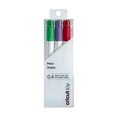 Afbeelding van Cricut Joy™ 0,4 mm, 3er Stiftset Rood, Groen, Violet