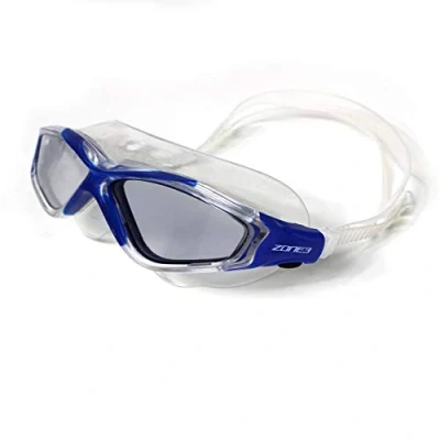 Afbeelding van ZONE3 Vision Max Zwembril, blauw transparant, Eén maat