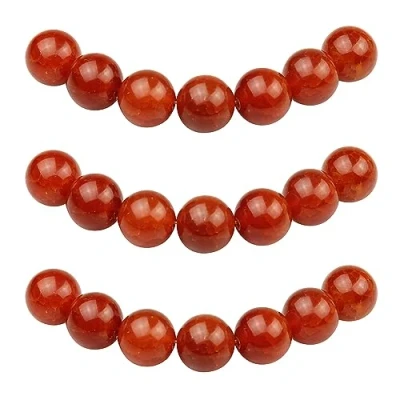 Afbeelding van MJDCB 43 stuks natuurlijke ronde kralen van 8 mm rode drakenader agaat voor het maken sieraden, armbanden, halskettingen