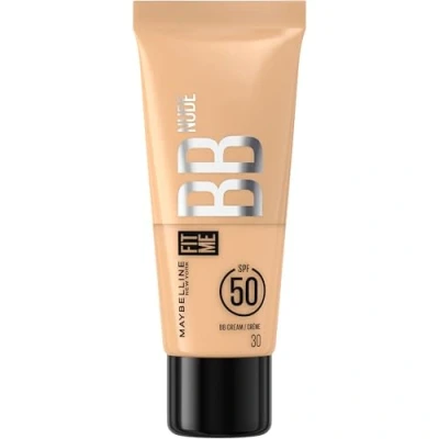 Afbeelding van Maybelline New York BB Cream Nude met SPF50 egaliseert de teint, beschermt en hydrateert huid gedurende 24 uur Natuurlijke stralende werking Zonder vettige finish Fit Me Kleur: