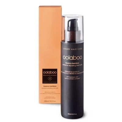 Afbeelding van Oolaboo Bouncy Bamboo Extreme Repairing Hair Bath 250ml Haibu by Kapperskorting.com