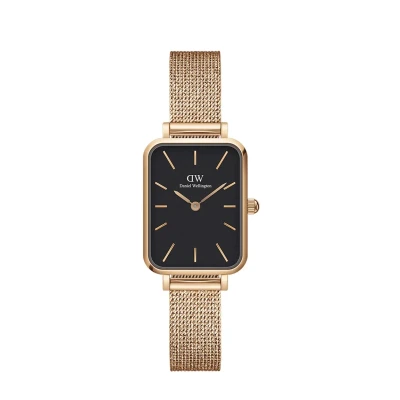 Afbeelding van Daniel Wellington Quadro Pressed Melrose Horloge Rose goldcoloured, Maat: One Size, gold coloured