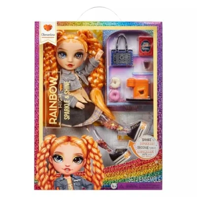 Afbeelding van MGA Entertainment Rainbow High Sparkle &amp; Shine Clementine