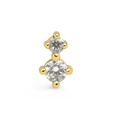 Afbeelding van Singularu Petite Enkele oorbel goldcoloured, Dames, Maat: One Size, Gold coloured