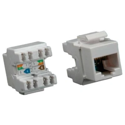 Image de Roline keystone jack, cat6, blanc 26.11.0353
