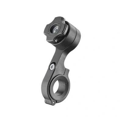 Afbeelding van Interphone QUIKLOX Modulair systeem Mobiele telefoonhouder voor fietsstuur Compatibel met sturen van 22 tot 31,8 mm Verstelbaar 360 Horiz 90 Groen Snelsluithaak
