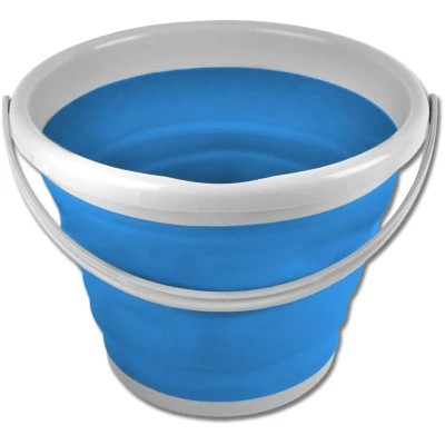 Afbeelding van Waldhausen Opvouwbare emmer blauw