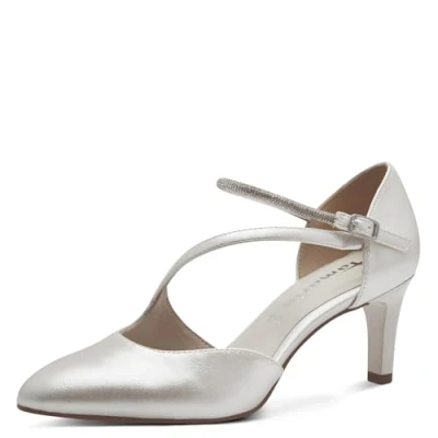 Afbeelding van Tamaris Klassieke pumps, Dames, Maat: 35, Pearl Textiel/ synthetisch