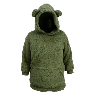 Afbeelding van Unique Living Hoodie Pippa Winter Green 50x70cm