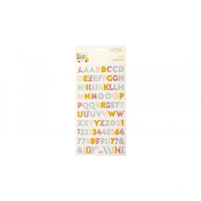 Afbeelding van Violet Studio Rainbow Blooms Alphabet Stickers