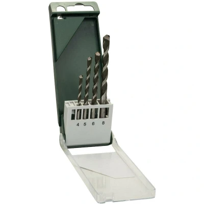 Afbeelding van Bosch Universele boren, 4 delige set 4,0x75; 5,0x85; 6,0x100; 8,0x120