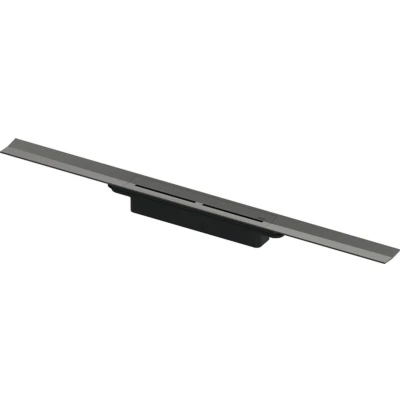 Afbeelding van TECEdrainprofile doucheprofiel zonder afvoer Geborsteld Zwart Chroom PVD 90cm