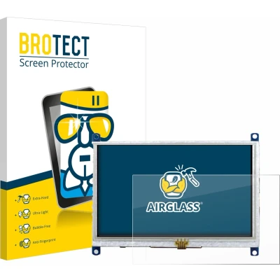 Afbeelding van BROTECT Screenprotector voor Raspberry Pi Touchscreen 5&quot; Folie Beschermfolie Beschermglas transparant